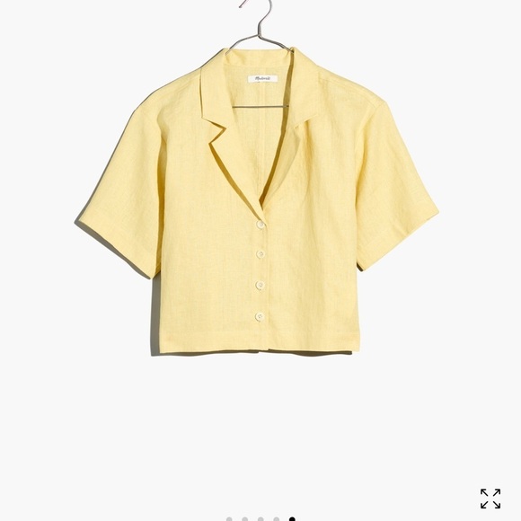 Madewell Tops - Madewell lite Yellow Short Sleeve Top